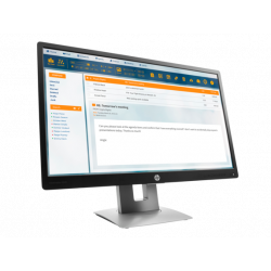 HP EliteDisplay E240 Noir et gris